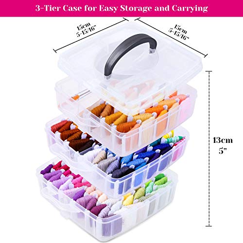 2 Embroidery+Friendship+Bracelet+Organizer+Bracelets