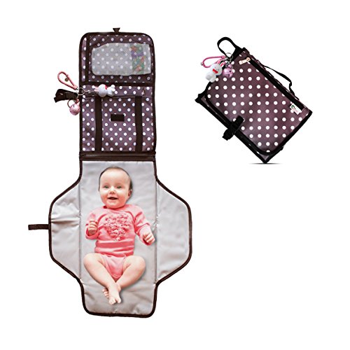 Shayaan Baby Diaper Changing Pad-Portable Diaper Changing Station for Home & Travel- Waterproof & Washable Diaper Changing Mat- Infant and Toddler Reusable Diaper Changing Kit-Bonus Baby Toy - Thumbnail 7