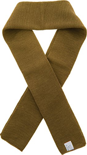 US Army Genuine GI Military Wool Scarf, US Made Warm Winter Neck Scarf (Coyote Brown)