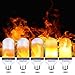 TOMTOO LED Flame Effect Fire Light Bulbs with Upside Down Effect E26 Base LED Bulb Simulated Decorative Light for Christmas Decorations/Hotel/Bars/Home (1pack)