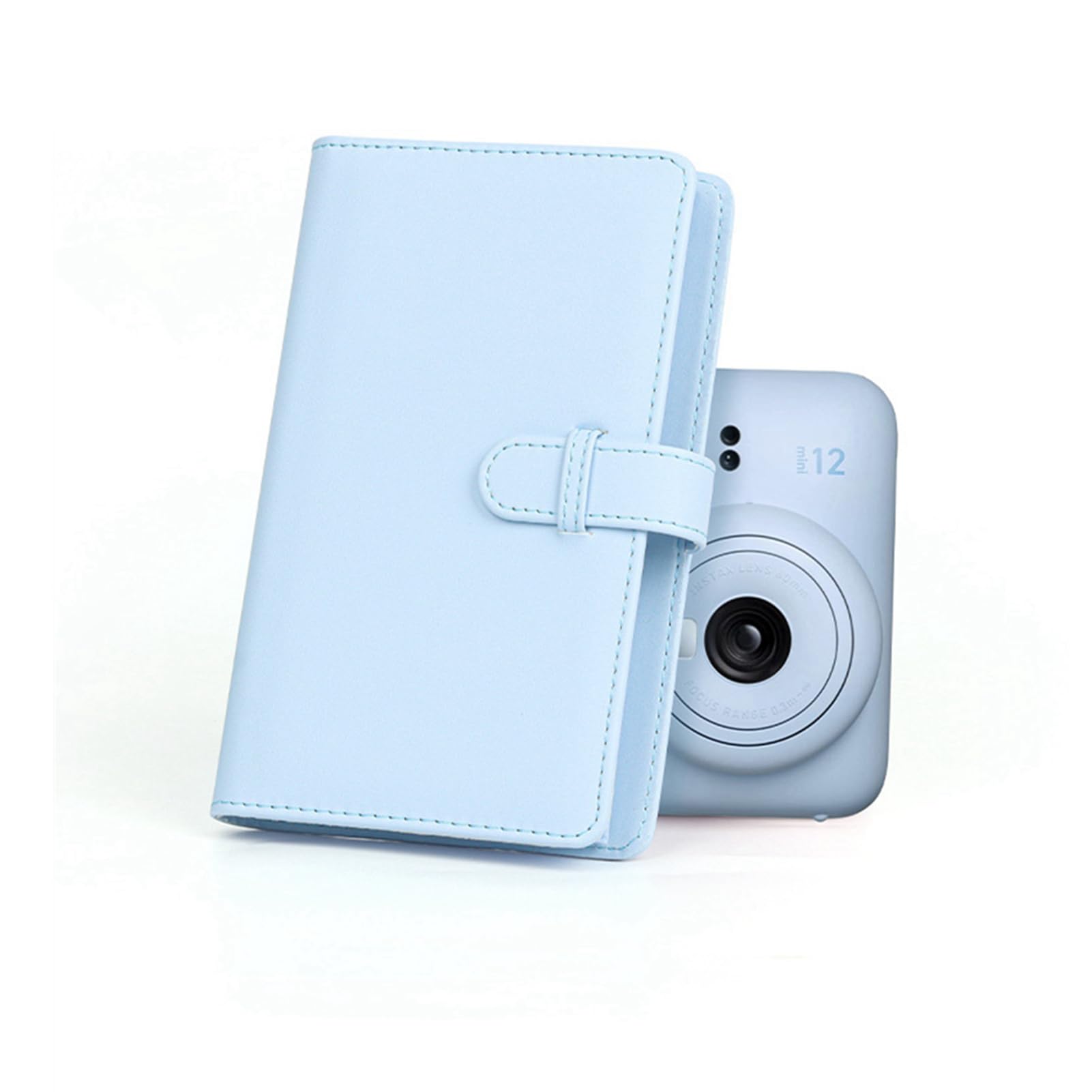 Mini Photo Album 108 Pockets for 3inch Film Photo Photo Box Card Holder Instant Camera Accessories for Fuji Film Instax mini 12 11, for Movie Tickets Business Cards (Blue)
