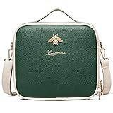 LACATTURA Travel Makeup bag, Leather Makeup Train