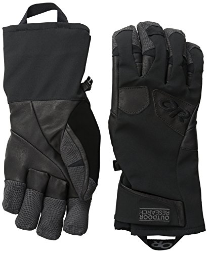Outdoor Research Men's Extravert Gloves, Black/Charcoal, Small
