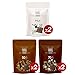 ChocZero Multi Flavor Chocolate, Sugar Free, Low Carb. No sugar alcohols, No Artificial Sweeteners. All Natural, Non-GMO - 6 Bags(Milk2, 50% Dark2, 70% Dark2, 60 pieces)