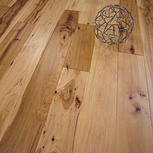 Hickory Hand Scraped Natural Prefinished Engineered Wood Flooring 7 1/2" x 1/2" Samples at Discount Prices by Hurst Hardwoods