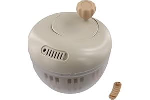 Salad Spinner, Wash,Rotate & Dry Salad Vegetables, Fruit cleaner spinner Vegetable Dryer, Fruit Washer Salad Dryer Mixer for 