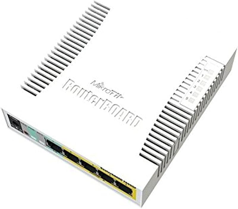 MikroTik RB260GSP Managed Gigabit Ethernet Switch PoE Ports SFP White