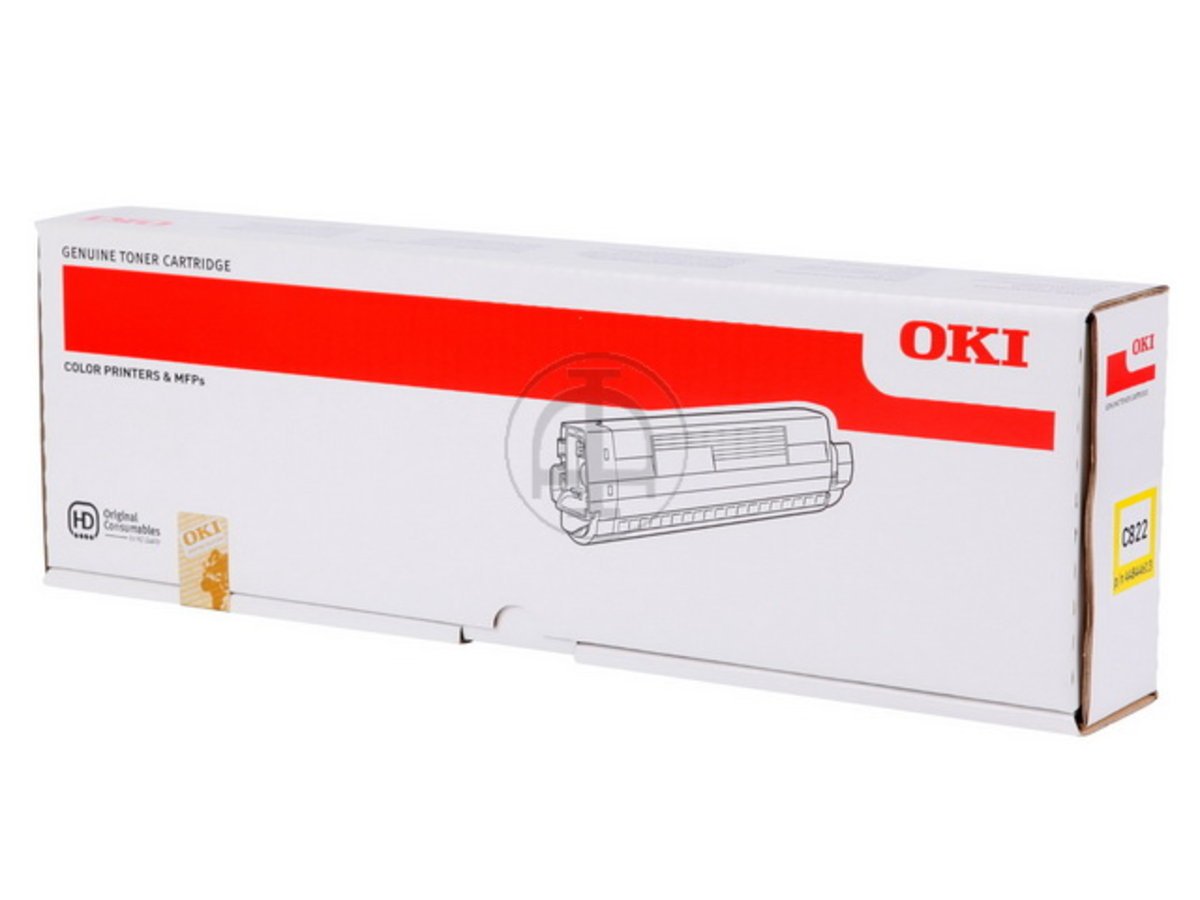 OKI - yellow - original - toner cartridge