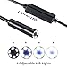 DBPOWER 8.5MM 5M 2MP Cellphone Endoscope for Android System with OTG and UVC Function & Compatible with laptop (USB adapter included)