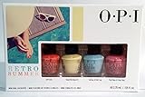 OPI Retro Summer Mini collection set of 4 (3.75 ml / .125 fl oz)