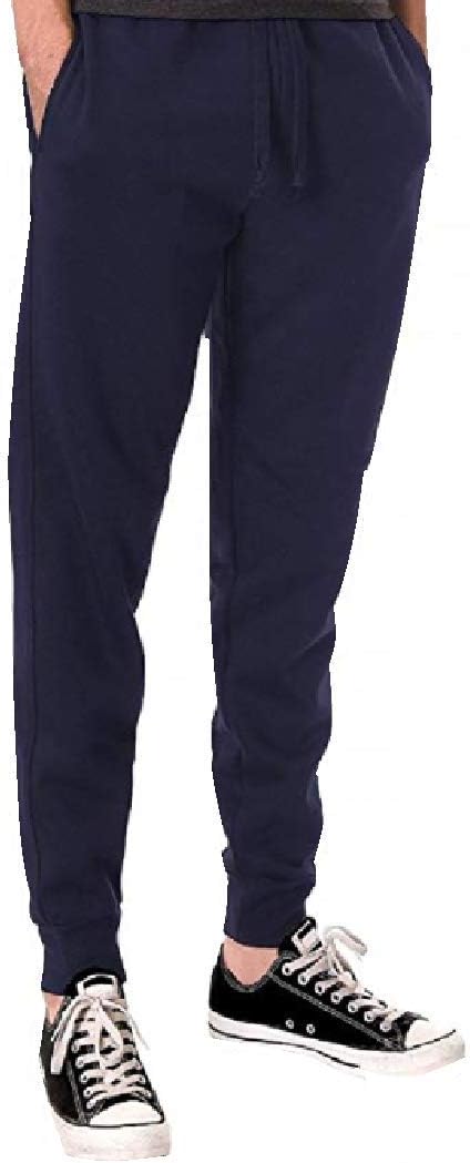 JMR Men's Fleece Sweatpants and Jogger Pants with Side Pockets for Winter Cycling, Gym Training, or Everyday Use