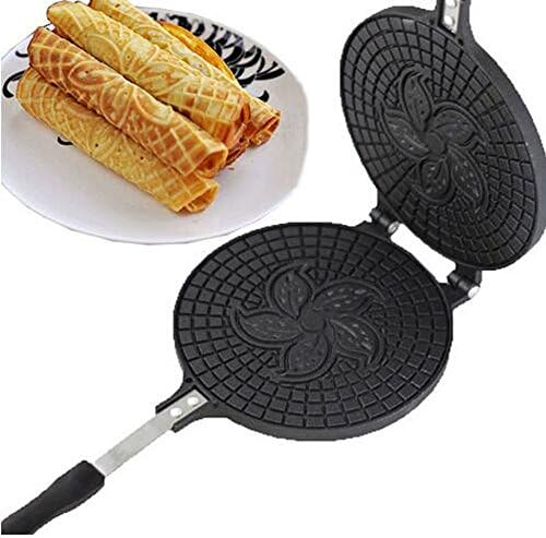 APFoo Egg &amp; Pancake Rings Egg Roll Machine Crispy Omelet Mold Baking Pan for the Waffles Cake Cooking Tools
