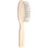 Chris Christensen Dog Brush, 5.75" x 1.25" Little Wonder Pin Brush (20mm), Original Series, Groom Like a Professional, Stainless Steel Pins, Lightweight Beech Wood Body, Ground and Polished Tips
