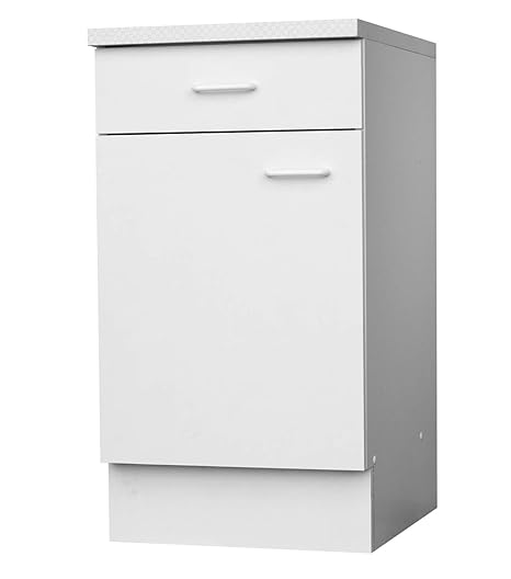 Nicht Zutreffend Unterschrank Küchenschrank | Weiß | 1 Schublade | 1