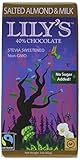 Lily's Sweets 40% Chocolate Bar Salted Almond and Milk (Case of 12) 3 Ounces