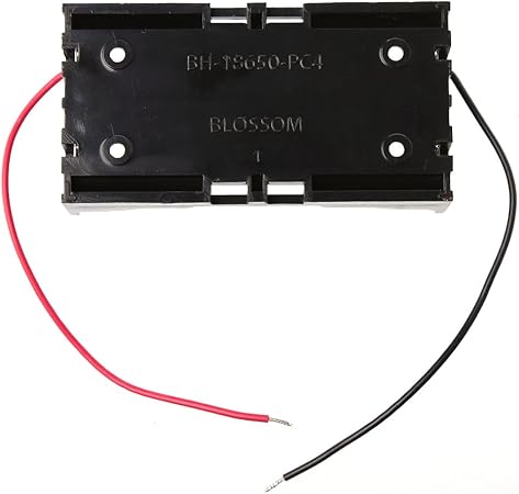 huiouer - Caja de Almacenamiento para 2 Pilas 18650 (3,7 V, con Cable): Amazon.es: Hogar