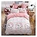Girls Magic Unicorn Bed Set by KMZ [4pcs Twin size bedding 59