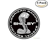 Carroll Shelby AC Cobra Ford GT GT40 GT350 GT500 Mustang Vinyl 4 stickers