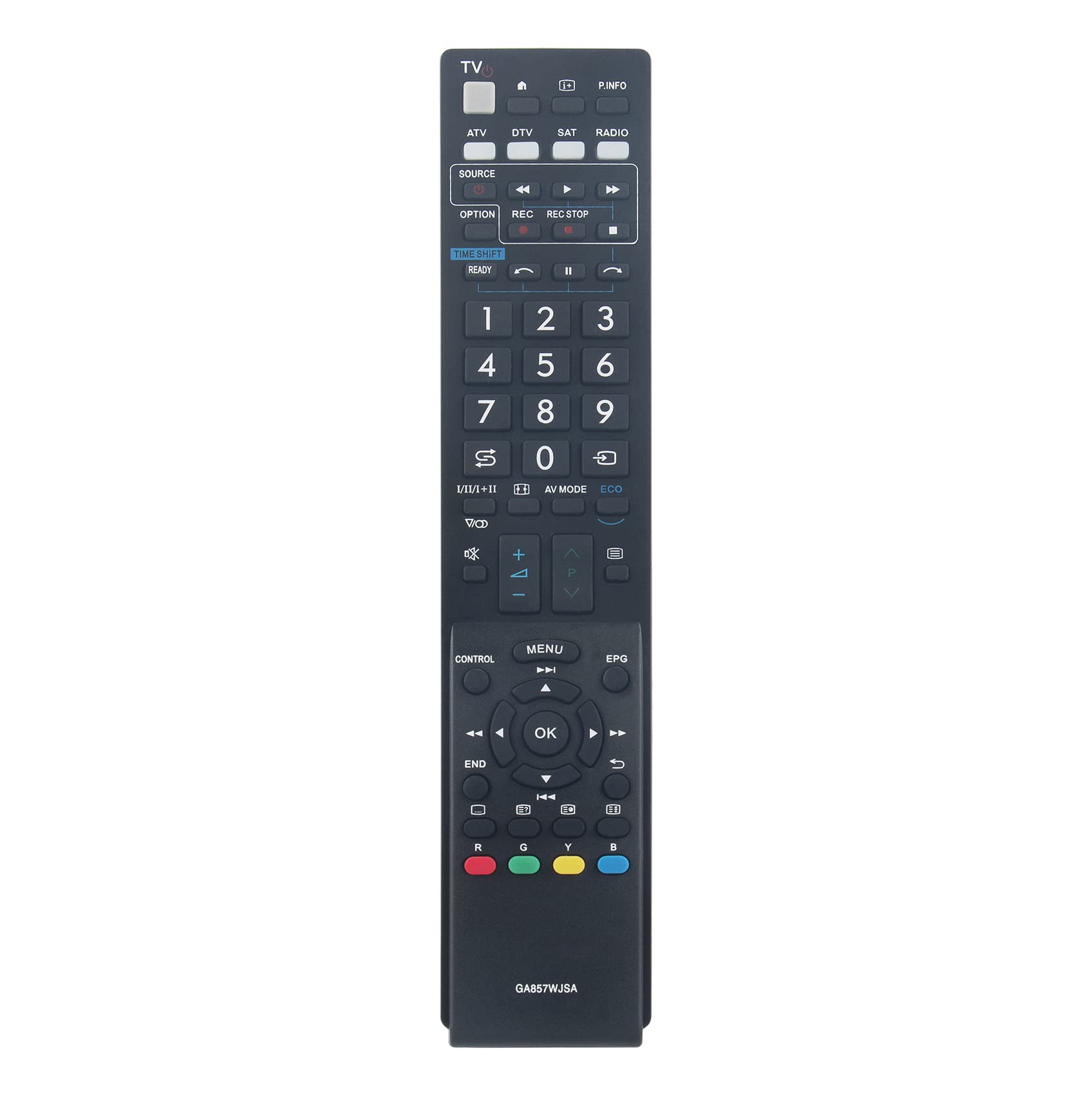 AULCMEET GA857WJSA Replacement Remote Control Compatible with Sharp 4K OLED Smart TV LC-40LE810E LC-46LE811E LC-40LE820E LC-46LE810E LC-52LE820E LC-46LE820E