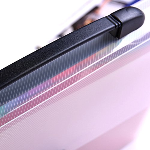 Expanding Files with Handle Accordion Folder with Handle - 13 Pocket Accordian File Organizer Plastic A4 File Organizer Bag and Labels Poly Expandin File - Thumbnail 4