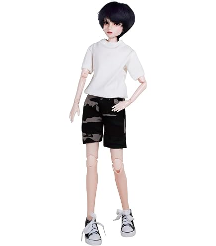 Ximitoy MSD Shoes Für BJD Puppen 1/3 Größe – Weiße Schnürschuhe / Stiefel Aus Polyurethan, Für Männliche & Weibliche Puppen