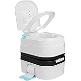 Kohree 6.34 Gal Portable Toilet for Adults: Large Camping Toilet with Detachable Waste Tank - Odorless Leak-Proof Boat Porta