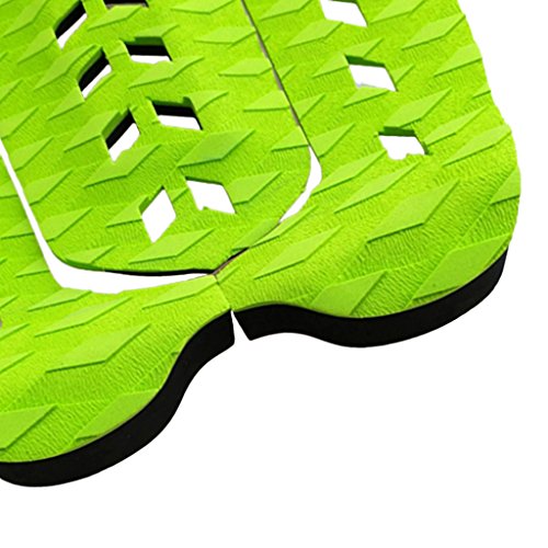 image for Prettyia 3Pcs Lightweight Surf Traction Pad EVA Surfboard Traction Pad
