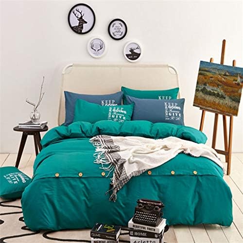 JHLD 4-Piece Duvet Cover, Microfiber Duvet Cover Bed Set, Quality Ultra Silky Soft Premium Bedding Collection-13-220 * 240CM