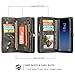 Moonorn Samsung Galaxy S9 Plus Wallet Case - Detachable Leather Phone Wallet Magnetic Flip Case Shockproof Cell Phone Case with Credit Card Slots (Black)