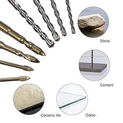 FYARES 8PCS SDS Shank Masonry Drills,Rotary Hammer