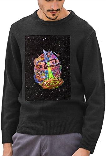 SPINA JR Rick And Morty Men's Sweatshirt Winter Must Have Ultimate Cotton Crewneck Sweatshirt