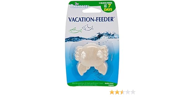 Amazon Com Penn Plax Crab Shape Vacation Fish Feeder 1 3 Oz
