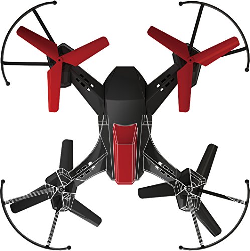 Quadrone 4 Channel 2.4 GHz 360° RC Quadrones Battle Drone