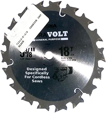 DuraVolt General Purpose Carbide Tooth Cordless Saw Blade - 5-3/8" with 18 Teeth
