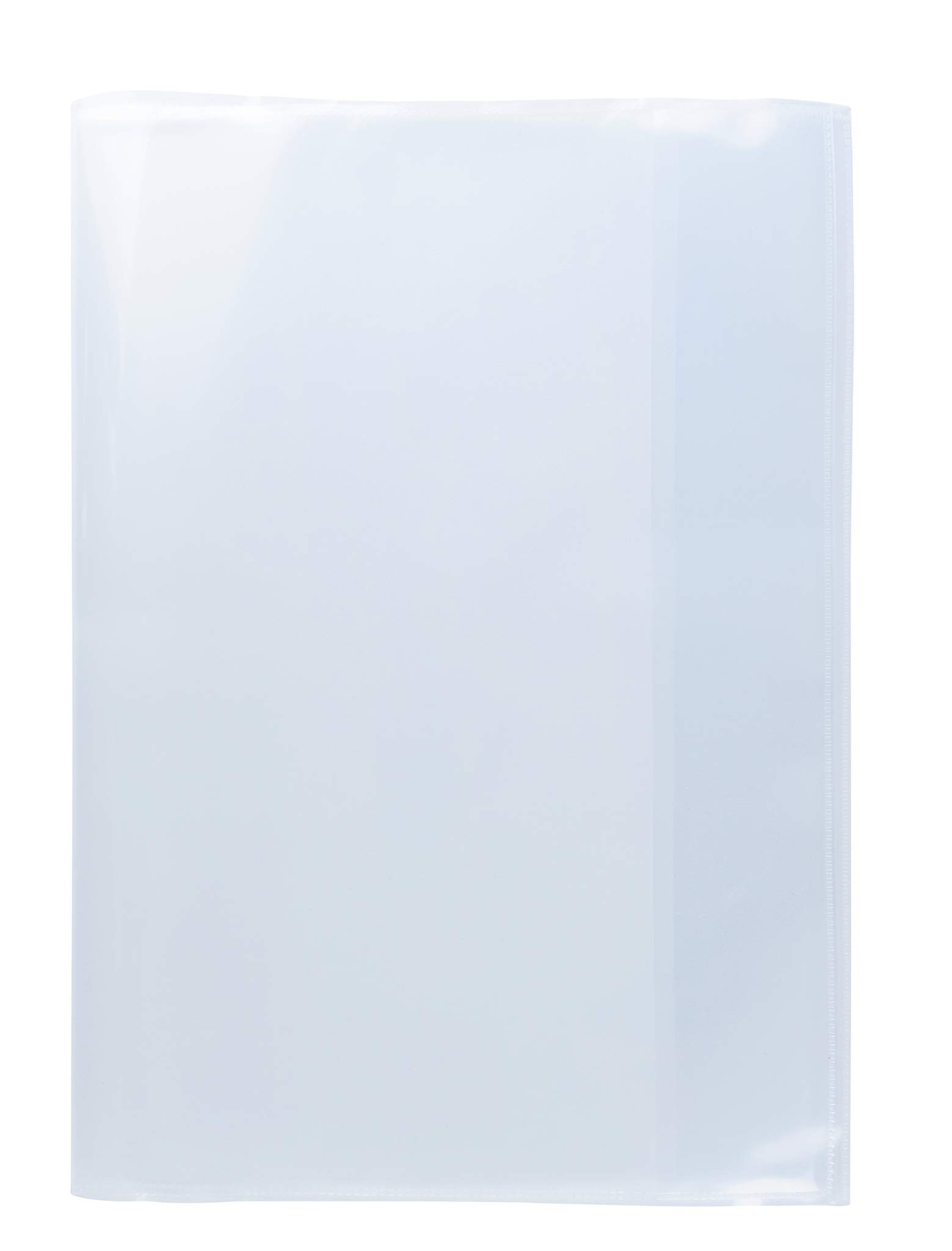 HERMA 19601 Notebook Covers A4 Transparent Clear, Pack of 10, Book Covers Made of Durable, Wipe-Clean & Extra Thick Polypropylene Film, Transparent Notebook Cover Set for School Notebooks, Colourless