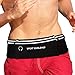Black Fanny Pack, Money Belt, Waist Bag, Running Belt for Phone, Reflective Running Gear, Waist Pack for Gym and Travel