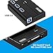 Flash Memory Card Reader, UNITEK 3-Port USB 3.0 USB Hub SD MS CF TF M2 Card Reader Combo with 5V 2A Adapter Supports SanDisk Compact Flash Memory Card & Lexar Professional CompactFlash Card