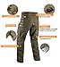 FREE SOLDIER Outdoor Men Teflon Scratch-Resistant Pants Four Seasons Hiking Climbing Tactical Trousers(Black 39W / X-Large)