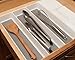 KD Organizers 3-Slot Organizer Tray for Kitchen Utensils and Accessories: Dividers for kitchen, bathroom, desk, dresser or junk drawers