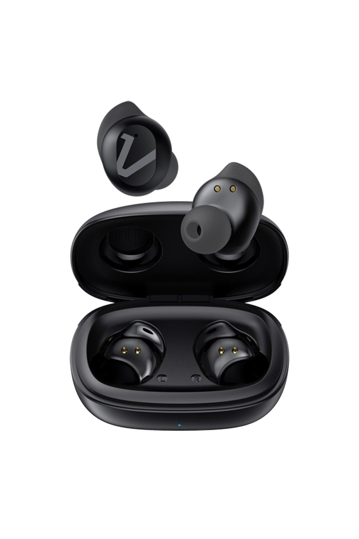 Veho RHOX True Wireless Earphones – Carbon Black | IPX5 | In-ear controls | VEP-310-RHOX-B