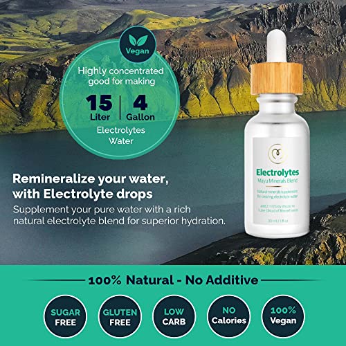 MAYU Electrolyte Water Drops Fast Absorption Mineral Drops for Drinking Water, Electrolyte Mix