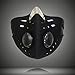 Outgeek Dustproof Mask, Anti Pollution Mask Filtration Exhaust Gas Dust Respirator Pm2.5 Activated Carbon Anti-Haze Fitness Mask for Motorcycle/Cycling/Running Mask