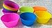 Silicone Baking Cups (Set of 12 Colorful Packs) By Chelsydale's Kitchen