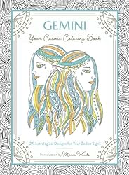 Gemini: Your Cosmic Coloring Book: 24 Astrological