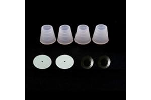 ASANMA White Hose Grommet Rubber Seal for Shisha Hookah Water Pipe Sheesha