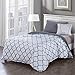 Royhom Duvet Cover for Weighted Blankets 60 x 80 Inches - Removable Weighted Blanket Cover - Soft Minky Dot, Printed White