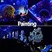 AMARS UV LED Black Lights Strip DC12V 24W 16.4FT 300leds Blacklight Fixture Purple Lighting for Fluorescent, UV Body Paint, Party, UV Poster, Room Decoration (Strip Only)