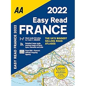 Easy Read France Atlas FB 2022 Flexibound – 1 juni 2021