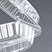 Dart Solo Small Clear Plastic Hinged Food Container for Sandwich Salad Party Favor Cake Piece, 100 Piece