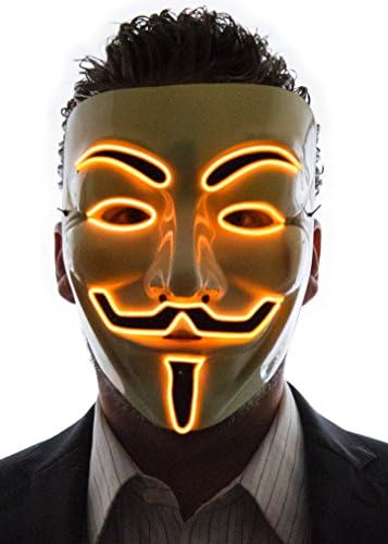 V for Vendetta Anonymous Guy Fawkes Resin Cosplay Mask Party 